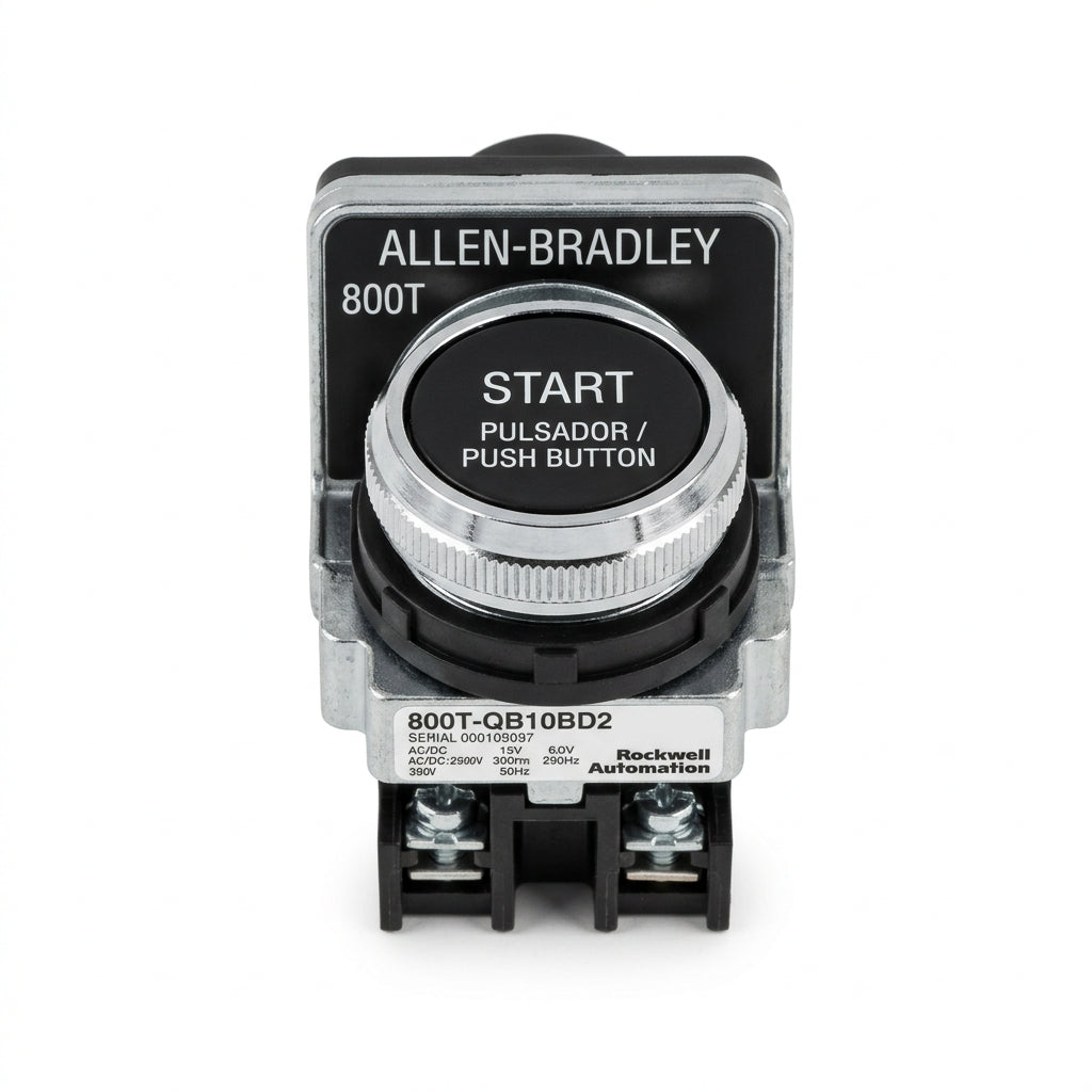 ALLEN-BRADLEY 800T-QB10BD2 BOTONES PULSADORES BOTONERAS Y ACCESORIOS
