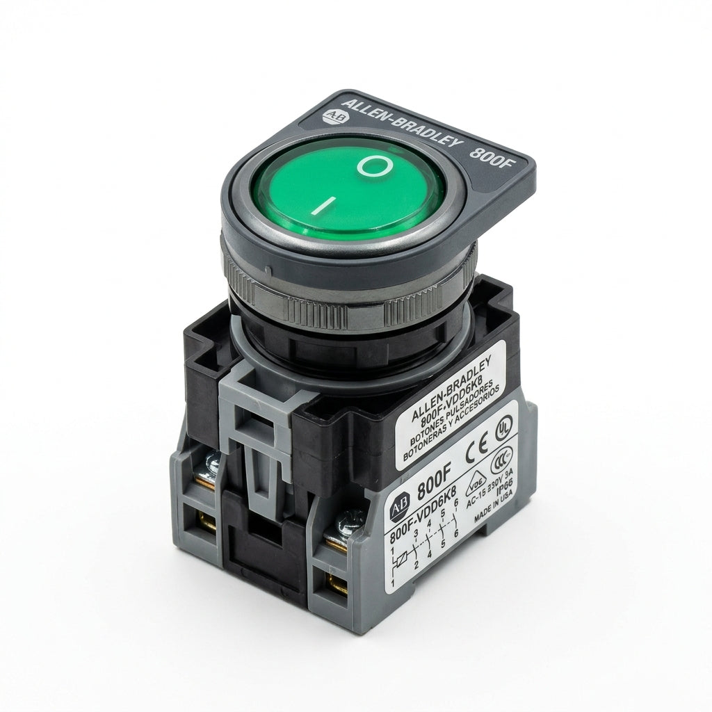 ALLEN-BRADLEY 800F-VDD6K8 BOTONES PULSADORES BOTONERAS Y ACCESORIOS