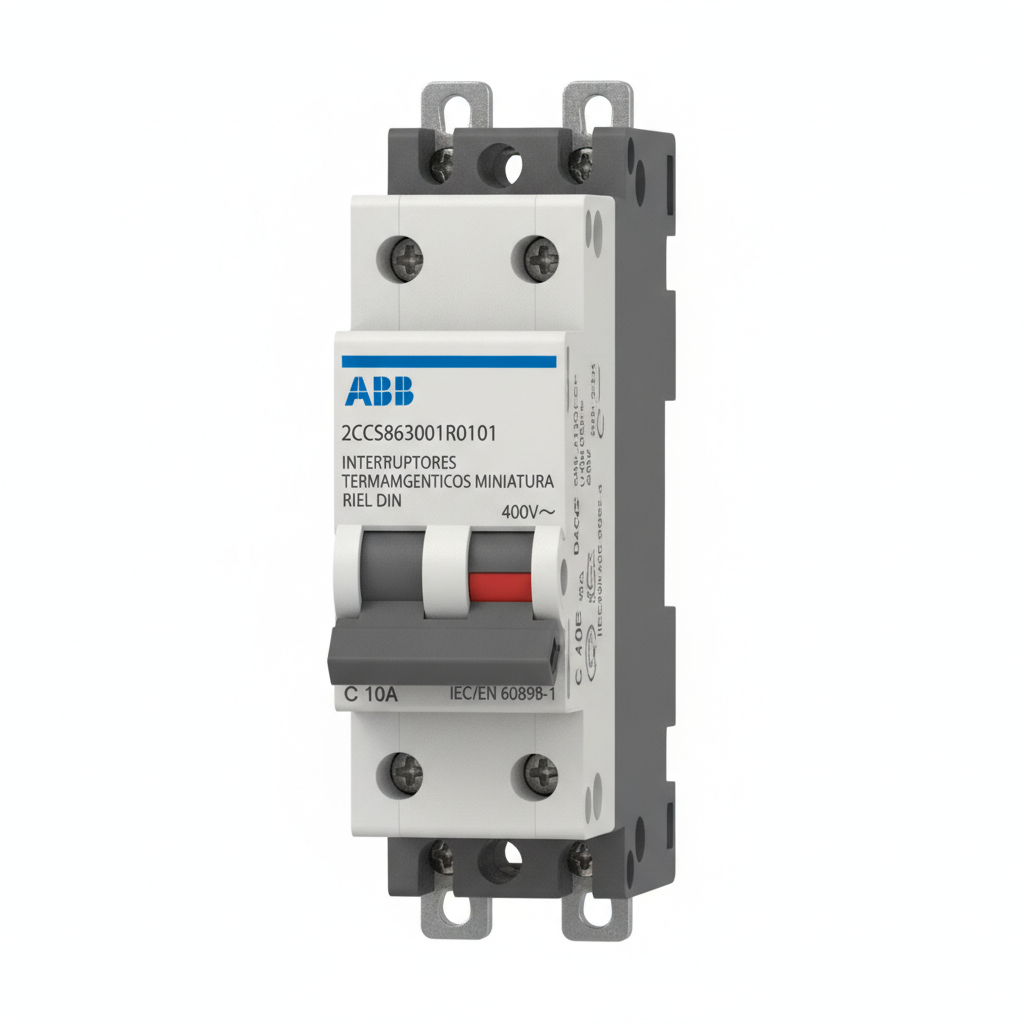 ABB 2CCS863001R0101 INTERRUPTORES TERMOMAGNETICOS MINIATURA RIEL DIN