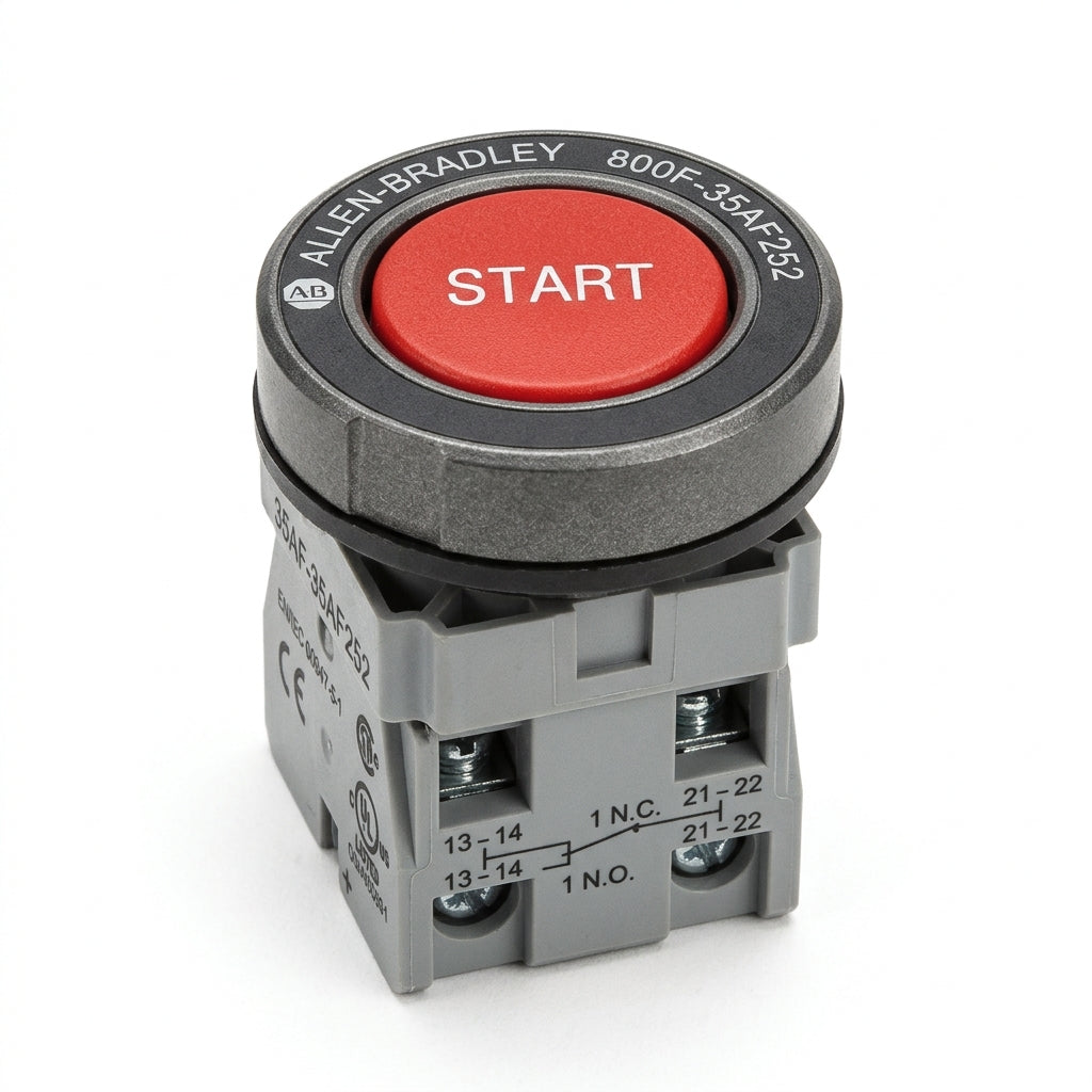 ALLEN-BRADLEY 800F-35AF252 BOTONES PULSADORES BOTONERAS Y ACCESORIOS
