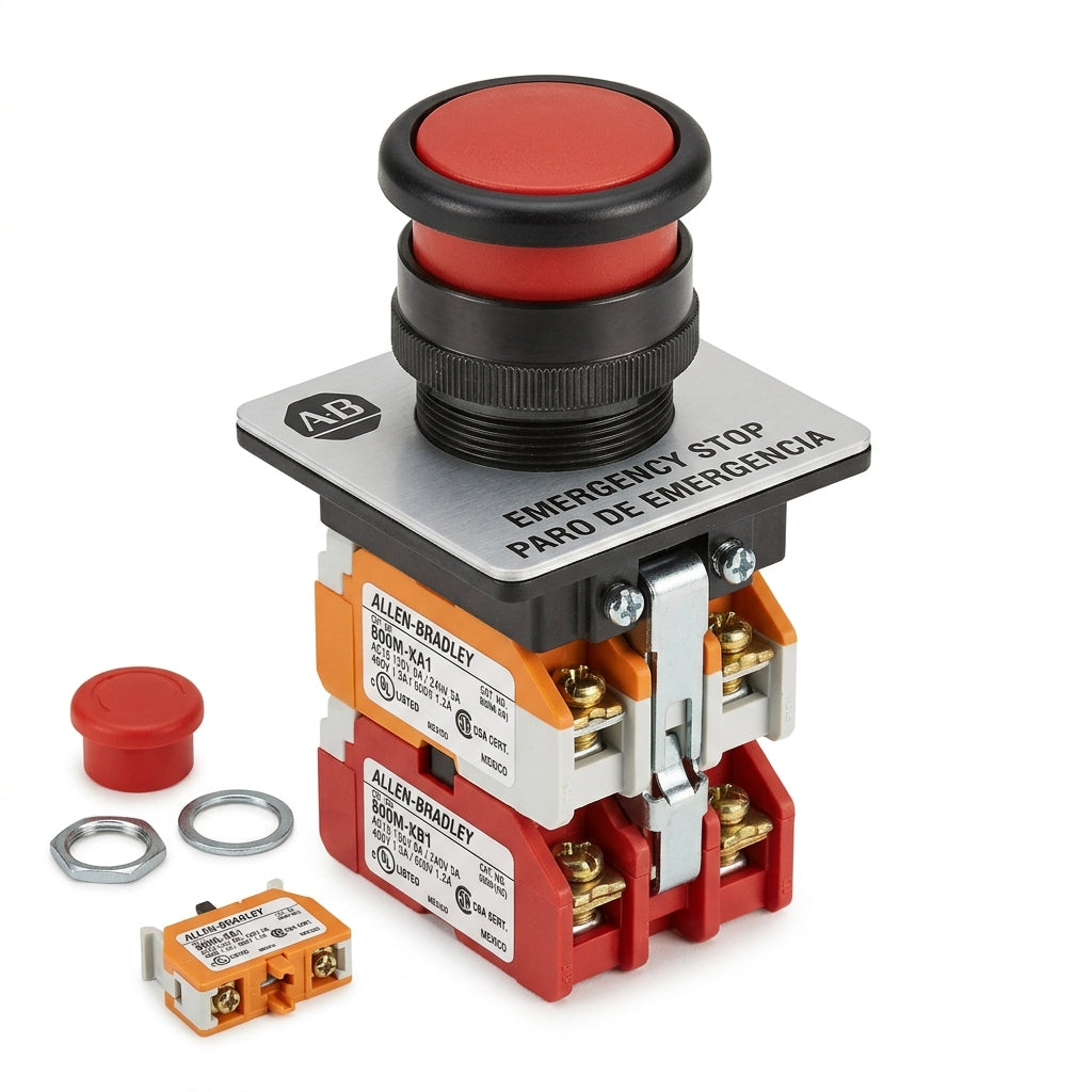 ALLEN-BRADLEY 800MR-B2D1R BOTONES PULSADORES BOTONERAS Y ACCESORIOS