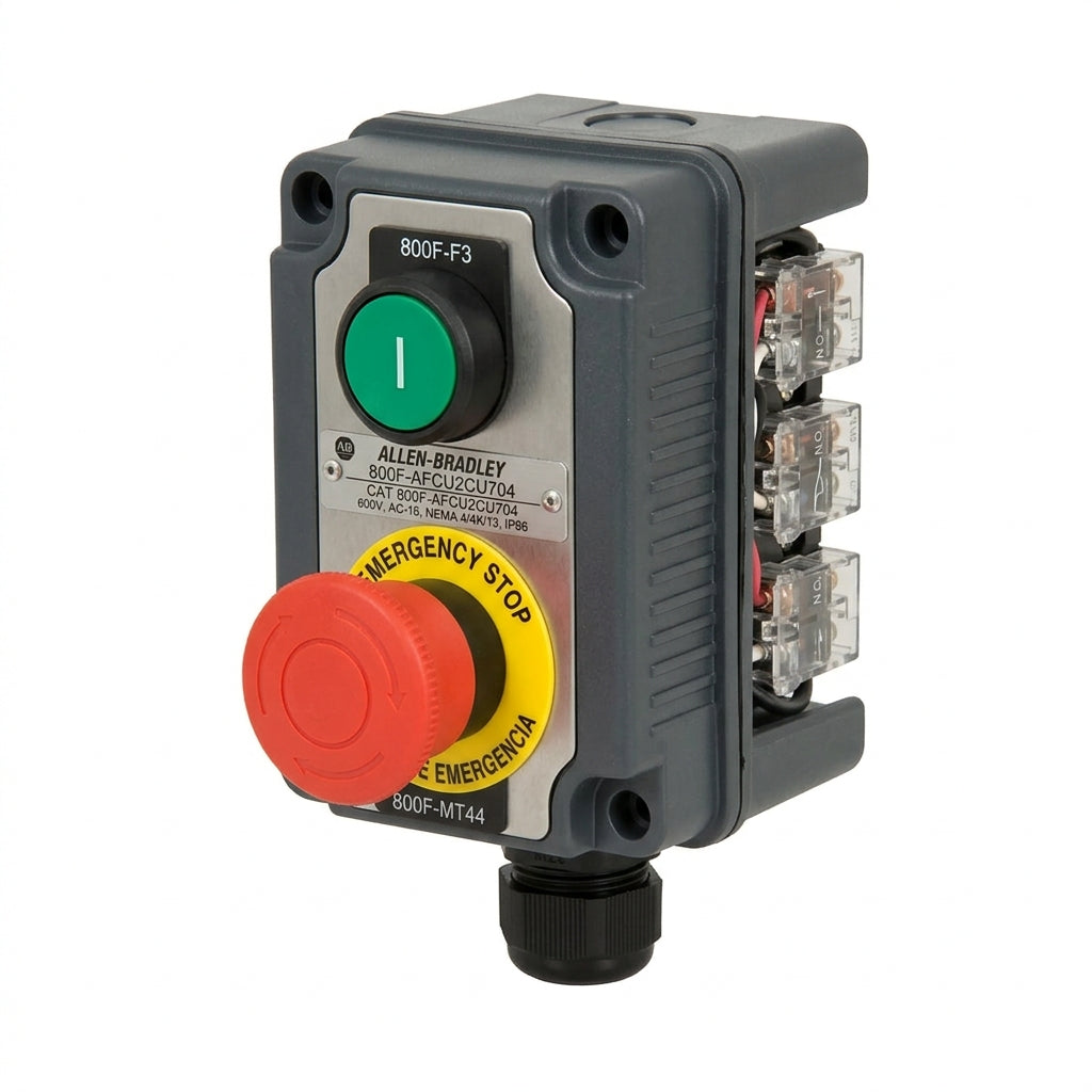 ALLEN-BRADLEY 800F-AFCU2CU704 BOTONES PULSADORES BOTONERAS Y ACCESORIOS