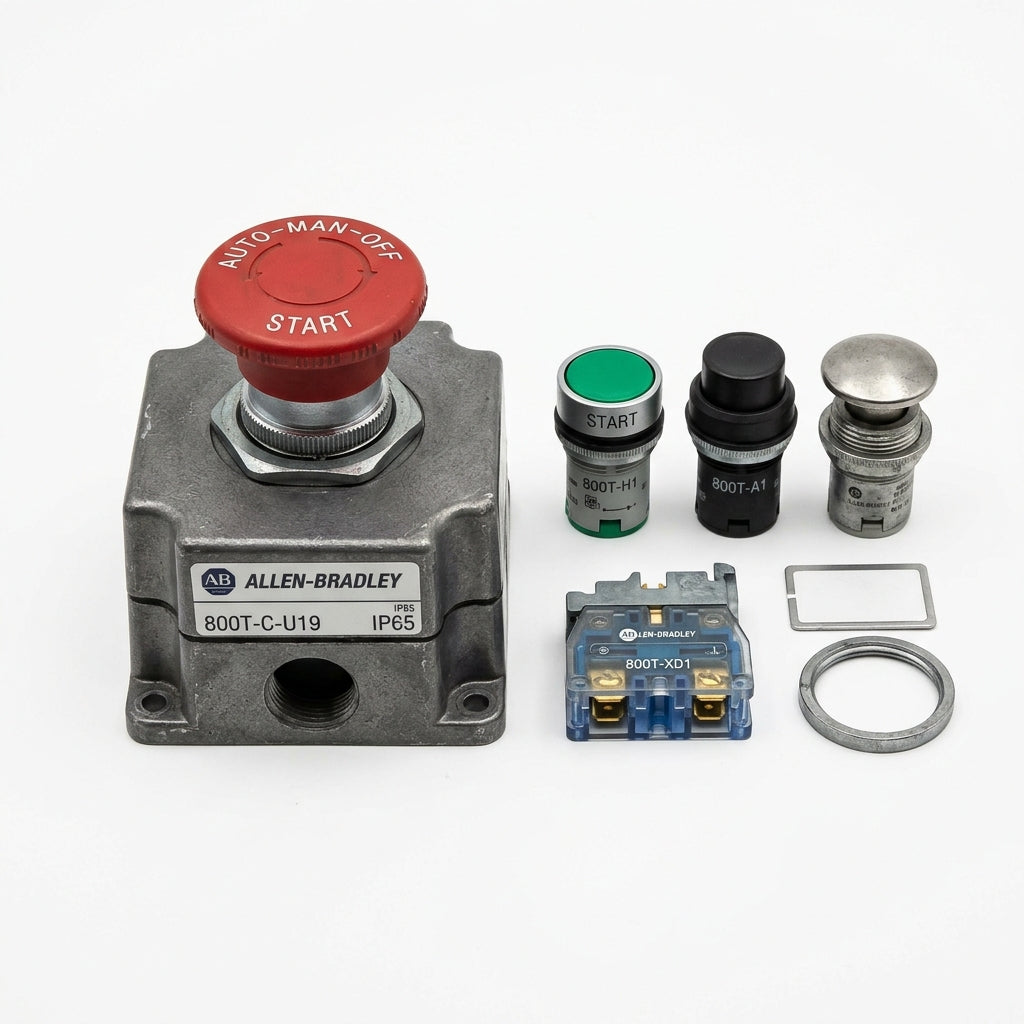 ALLEN-BRADLEY 800T-C-U19 BOTONES PULSADORES BOTONERAS Y ACCESORIOS