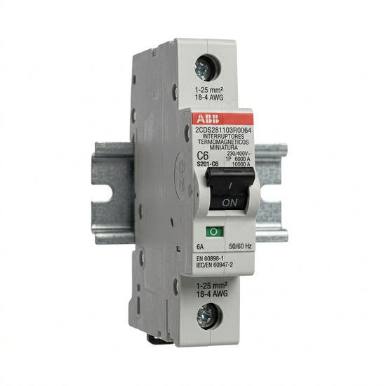 ABB 2CDS281103R0064 INTERRUPTORES TERMOMAGNETICOS MINIATURA RIEL DIN