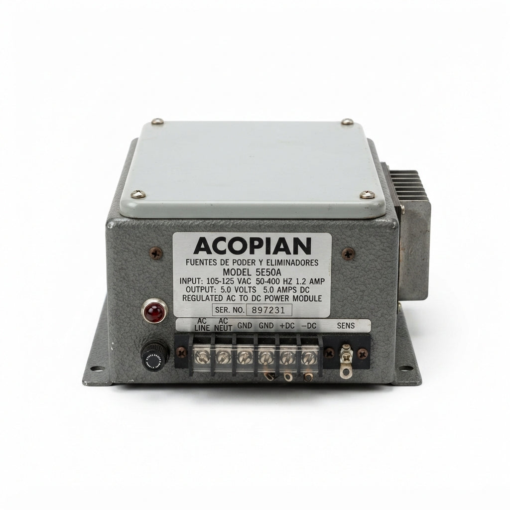 ACOPIAN 5E50A FUENTES DE PODER Y ELIMINADORES