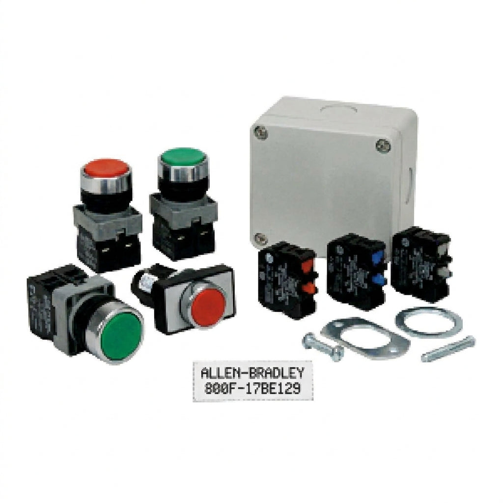 ALLEN-BRADLEY 800F-17BE129 BOTONES PULSADORES BOTONERAS Y ACCESORIOS