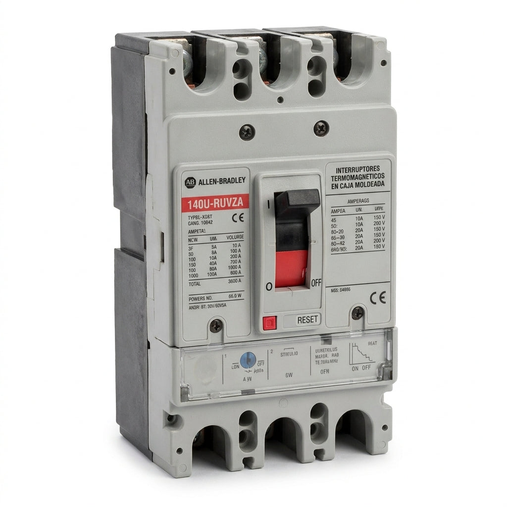 ALLEN-BRADLEY 140U-RUVZA INTERRUPTORES TERMOMAGNETICOS EN CAJA MOLDEADA