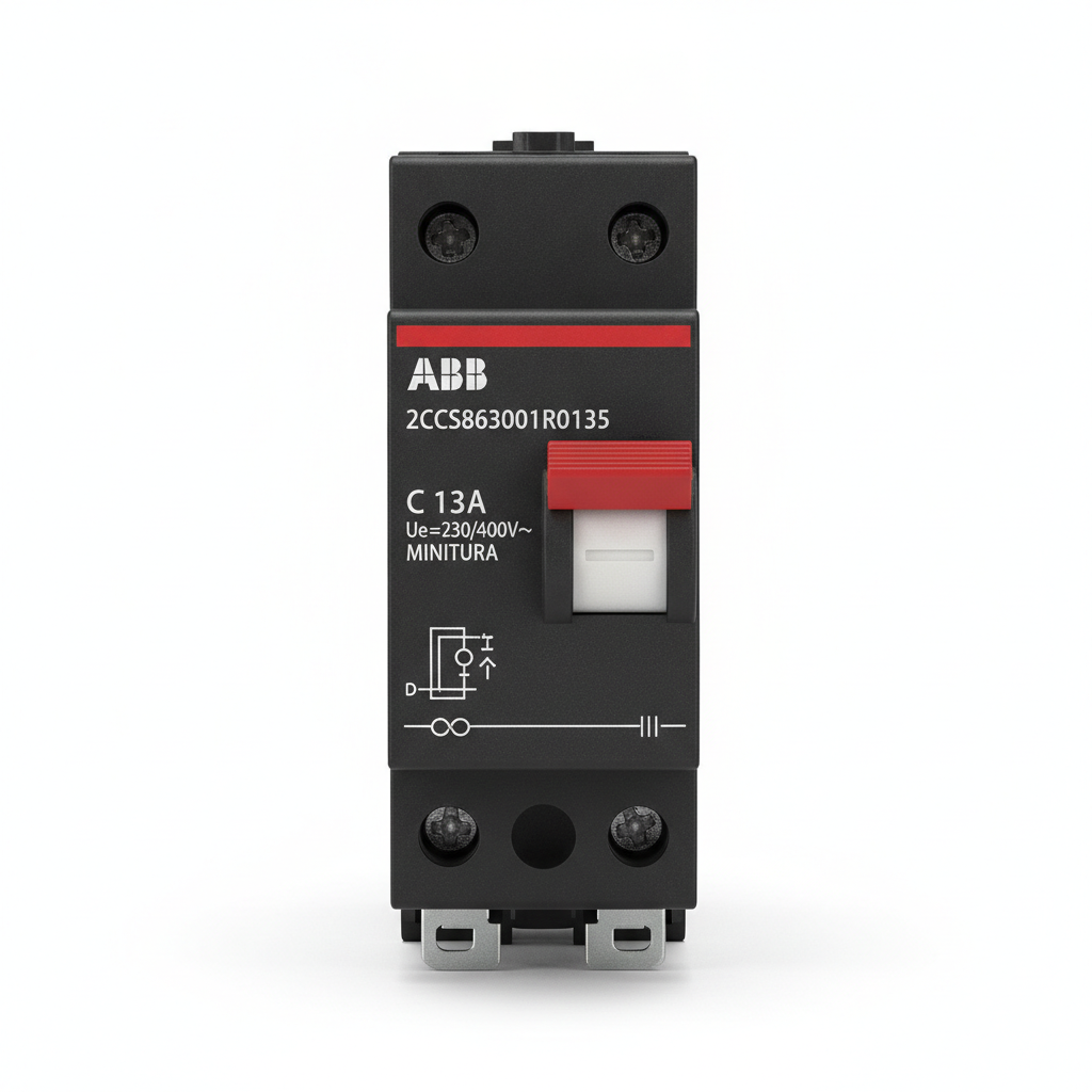 ABB 2CCS863001R0135 INTERRUPTORES TERMOMAGNETICOS MINIATURA RIEL DIN