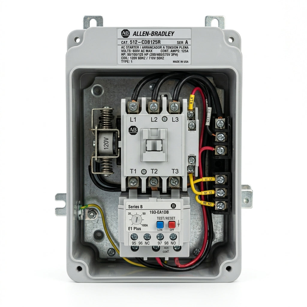 ALLEN-BRADLEY 512-CDB125R ARRANCADORES A TENSION PLENA