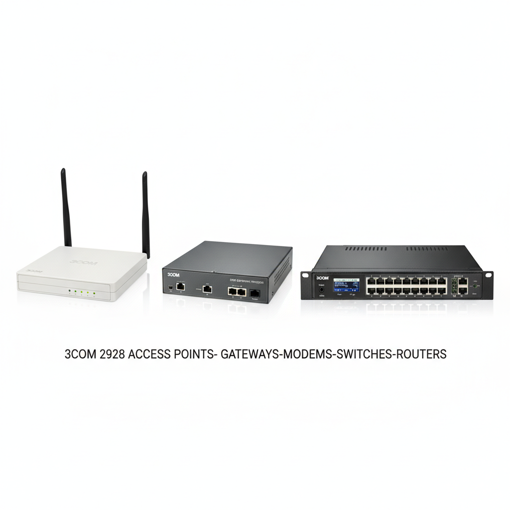 3COM 2928 ACCESS POINTS- GATEWAYS-MODEMS-SWITCHES-ROUTERS