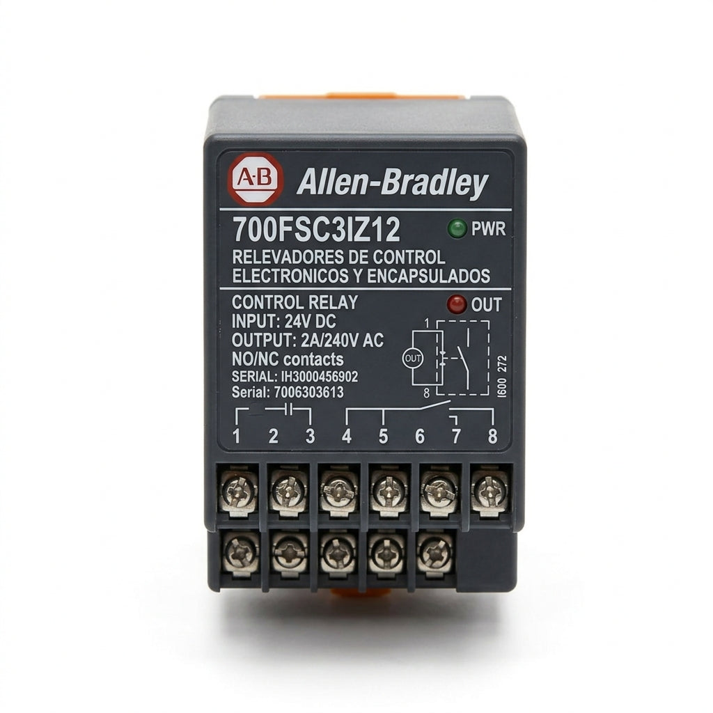ALLEN-BRADLEY 700FSC3IZ12 RELEVADORES DE CONTROL ELECTRONICOS Y ENCAPSULADOS