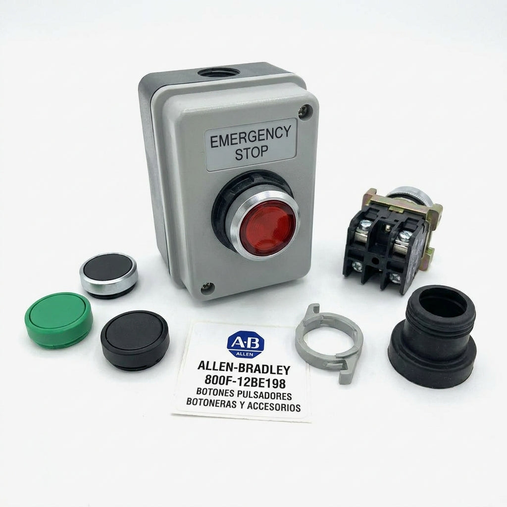 ALLEN-BRADLEY 800F-12BE198 BOTONES PULSADORES BOTONERAS Y ACCESORIOS