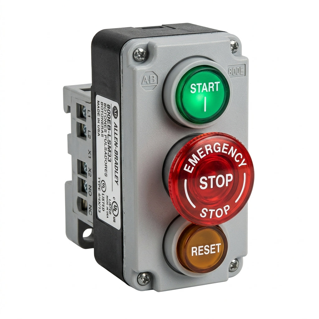 ALLEN-BRADLEY 800EB-LSM33 BOTONES PULSADORES BOTONERAS