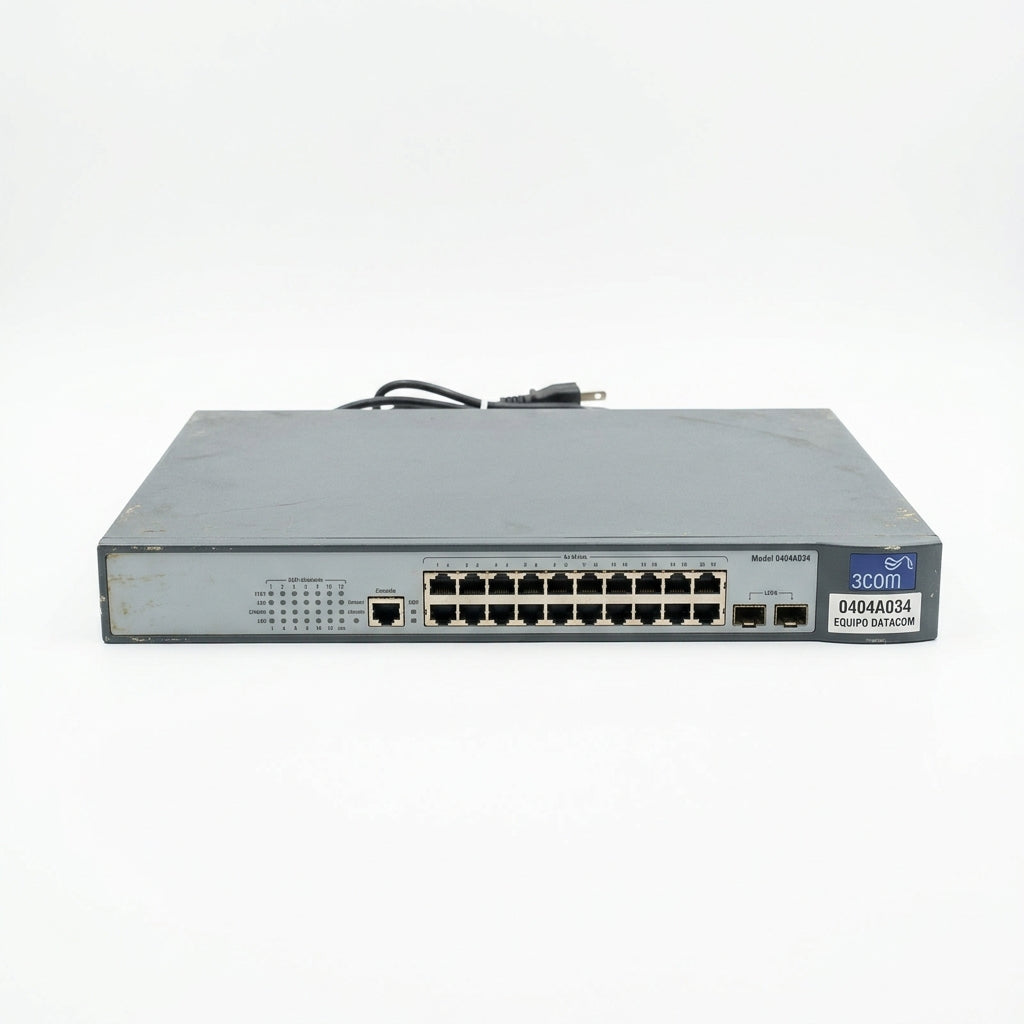 3COM 0404A034 EQUIPO DATACOM (REDES Y CABLEADO ESTRUCTURADO)
