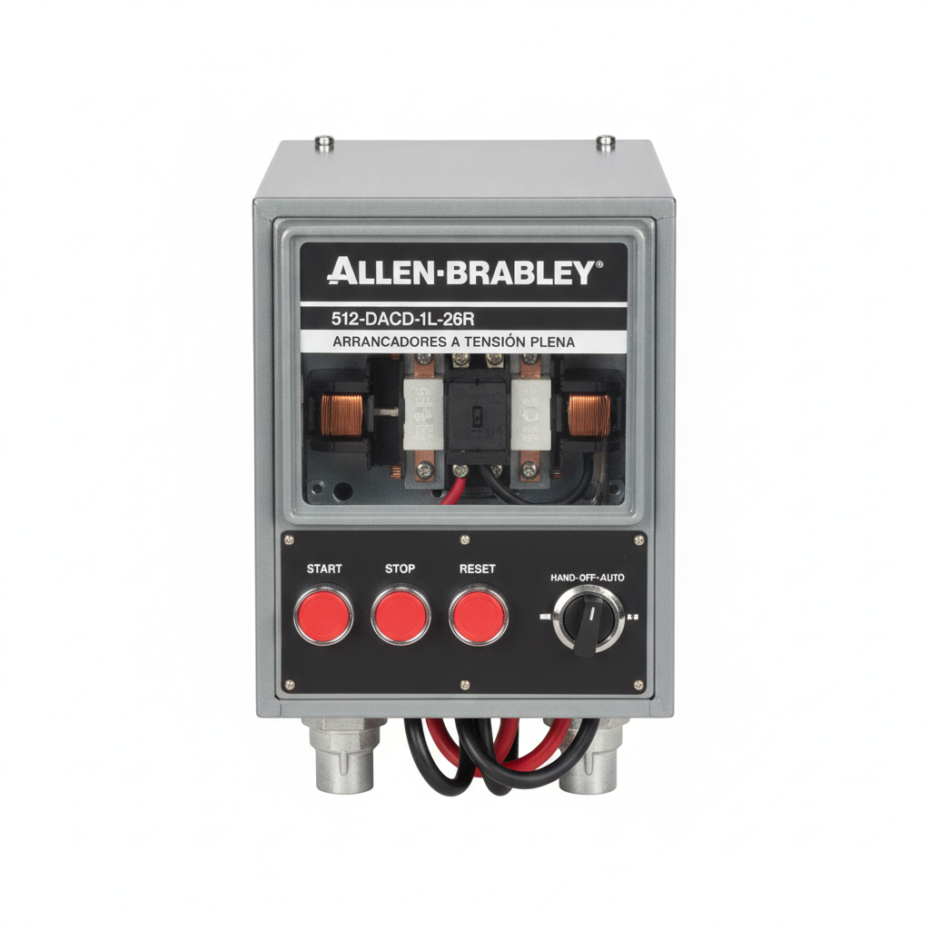 ALLEN-BRADLEY 512-DACD-1L-26R ARRANCADORES A TENSION PLENA