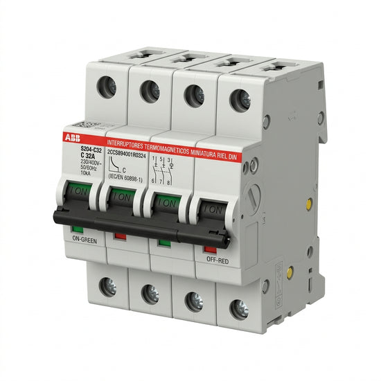 ABB 2CCS894001R0324 INTERRUPTORES TERMOMAGNETICOS MINIATURA RIEL DIN