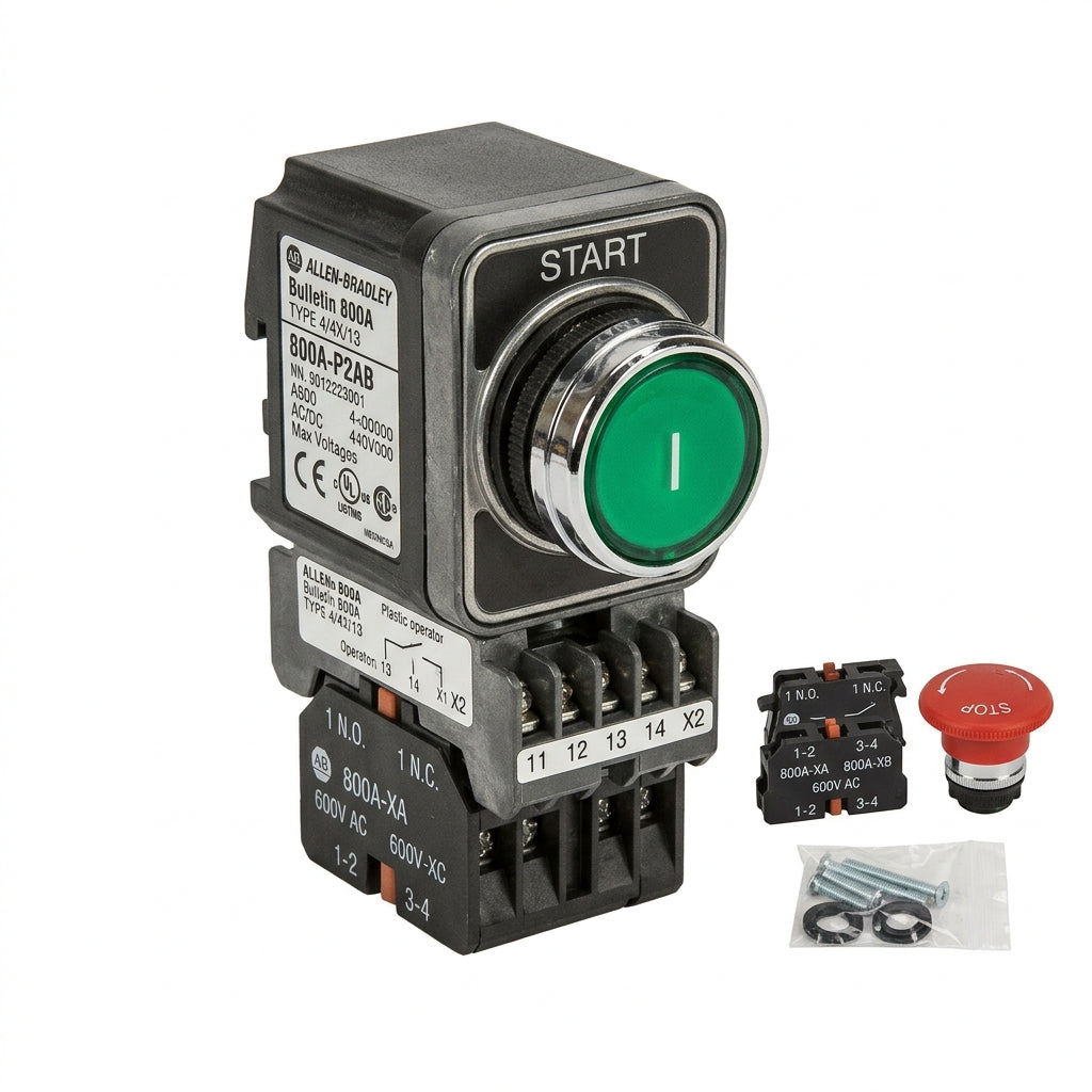 ALLEN-BRADLEY 800A-P2AB BOTONES PULSADORES BOTONERAS Y ACCESORIOS