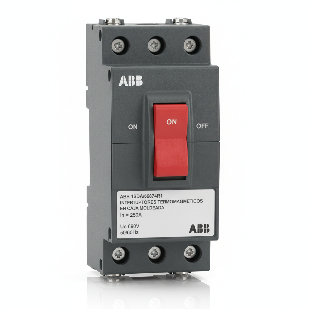 ABB 1SDA060874R1 INTERRUPTORES TERMOMAGNETICOS EN CAJA MOLDEADA