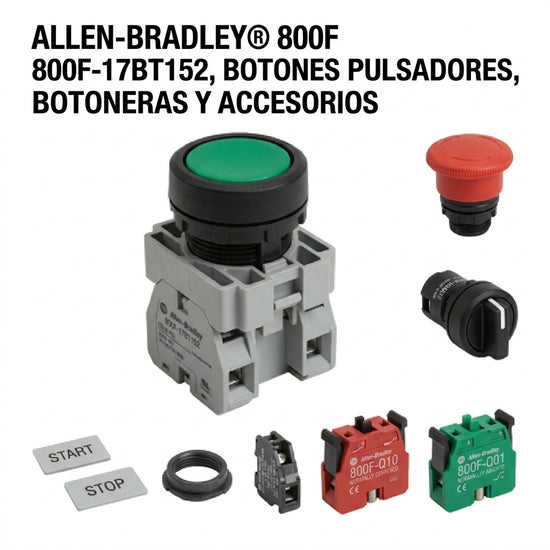 ALLEN-BRADLEY 800F-17BT152 BOTONES PULSADORES BOTONERAS Y ACCESORIOS