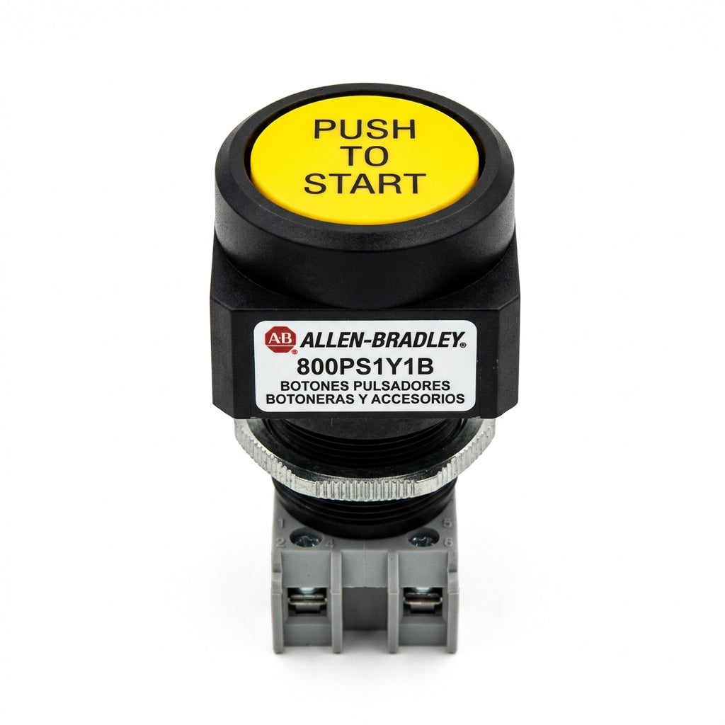 ALLEN-BRADLEY 800PS1Y1B BOTONES PULSADORES BOTONERAS Y ACCESORIOS