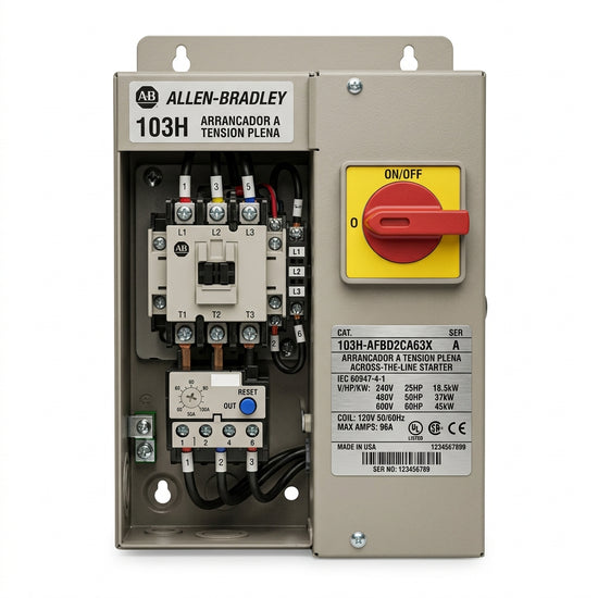 ALLEN-BRADLEY 103H-AFBD2CA63X ARRANCADORES A TENSION PLENA