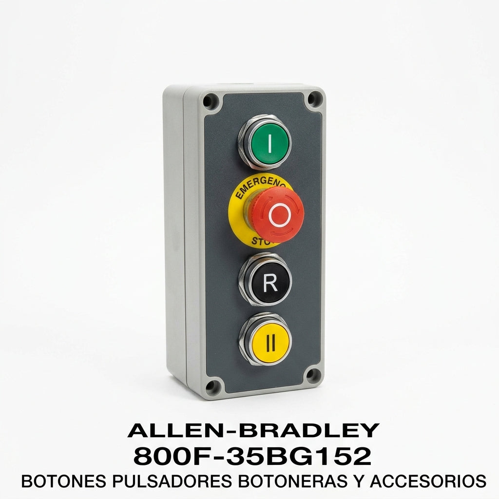 ALLEN-BRADLEY 800F-35BG152 BOTONES PULSADORES BOTONERAS Y ACCESORIOS