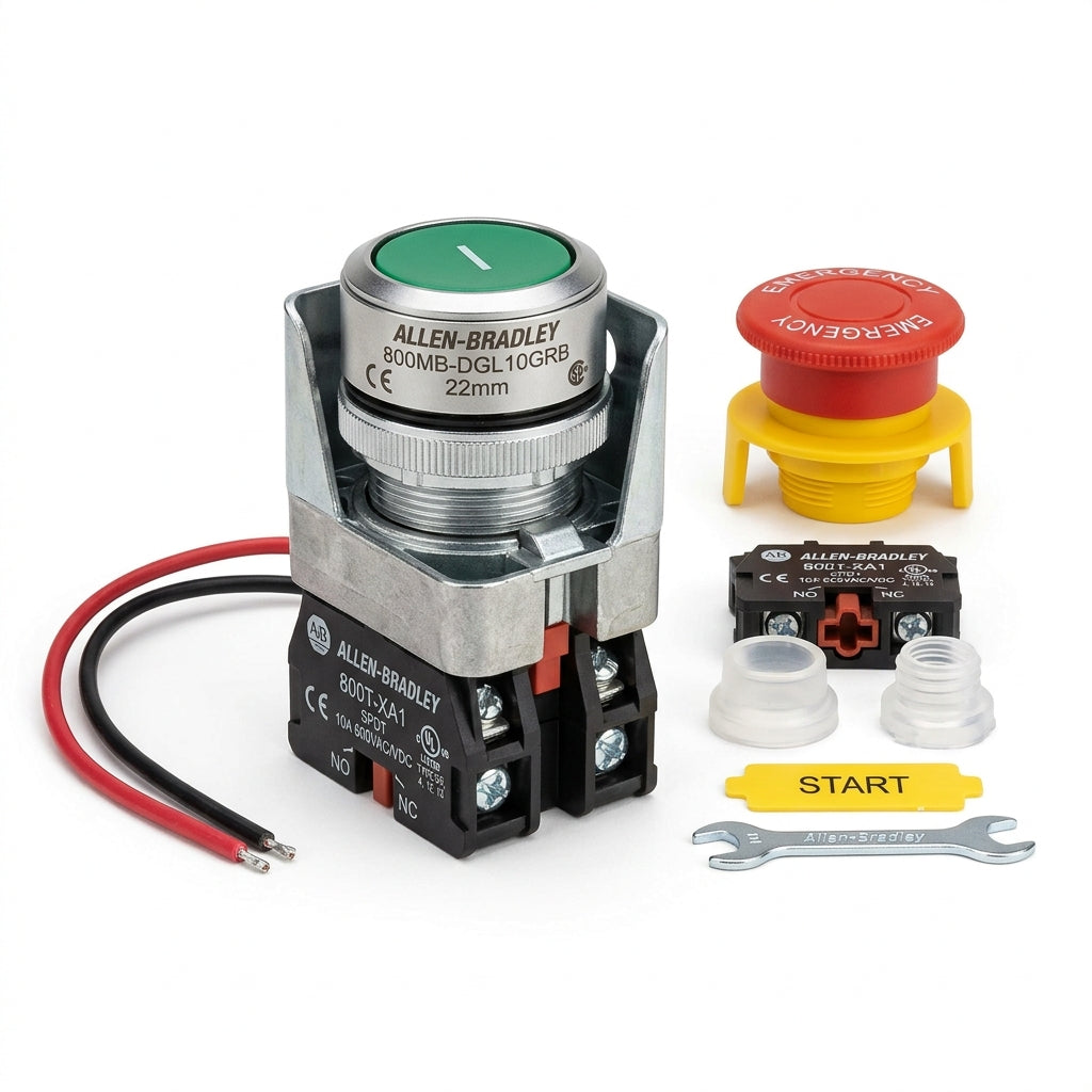 ALLEN-BRADLEY 800MB-DGL10GRB BOTONES PULSADORES BOTONERAS Y ACCESORIOS