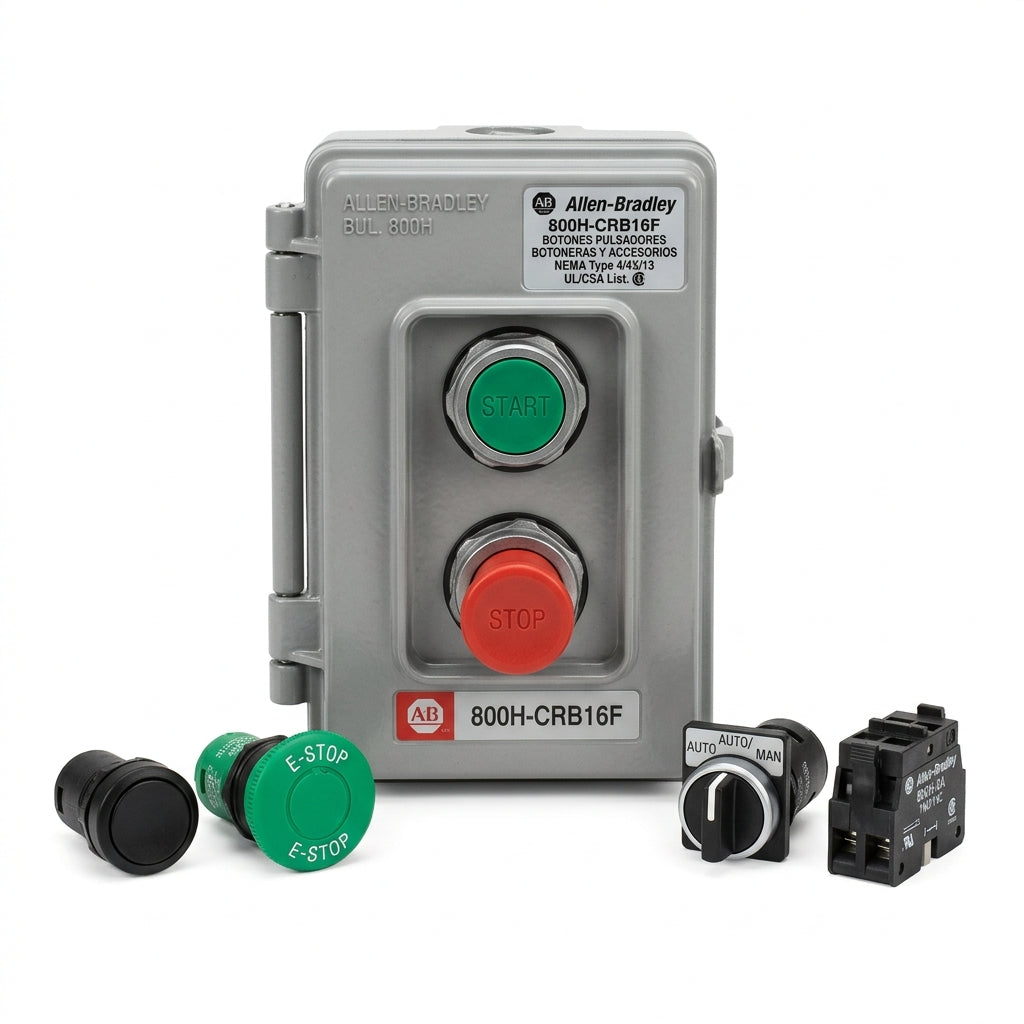 ALLEN-BRADLEY 800H-CRB16F BOTONES PULSADORES BOTONERAS Y ACCESORIOS