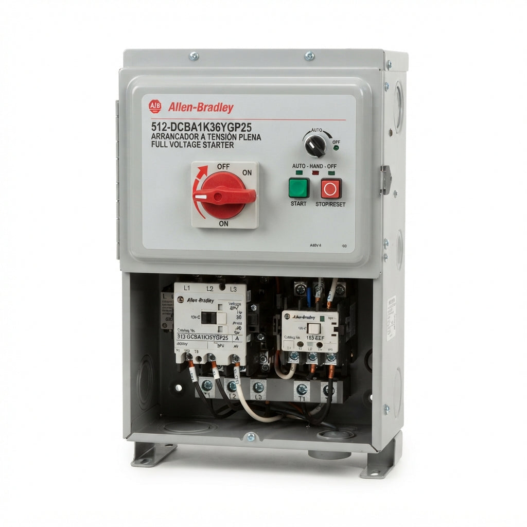 ALLEN-BRADLEY 512-DCBA1K36YGP25 ARRANCADORES A TENSION PLENA