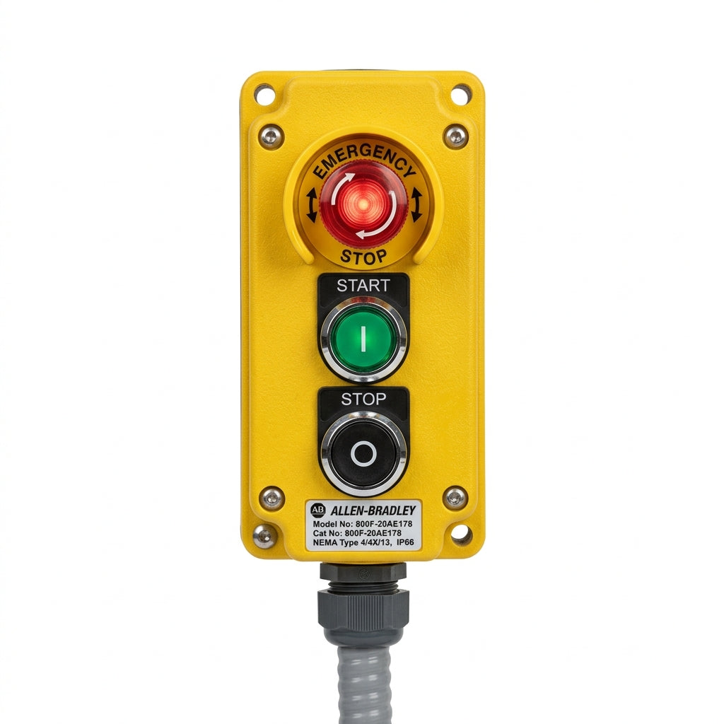 ALLEN-BRADLEY 800F-20AE178 BOTONES PULSADORES BOTONERAS Y ACCESORIOS