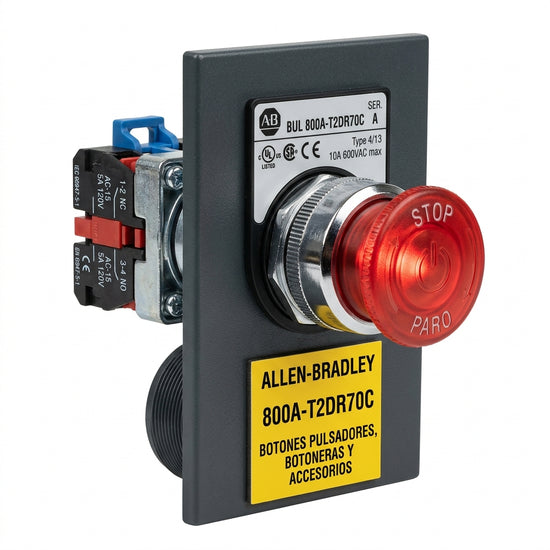 ALLEN-BRADLEY 800A-T2DR70C BOTONES PULSADORES BOTONERAS Y ACCESORIOS