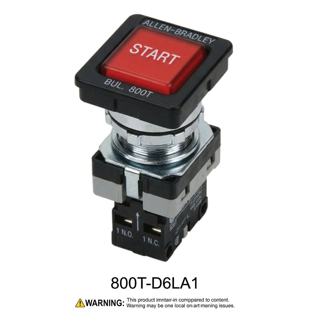 ALLEN-BRADLEY 800T-D6LA1 BOTONES PULSADORES BOTONERAS Y ACCESORIOS