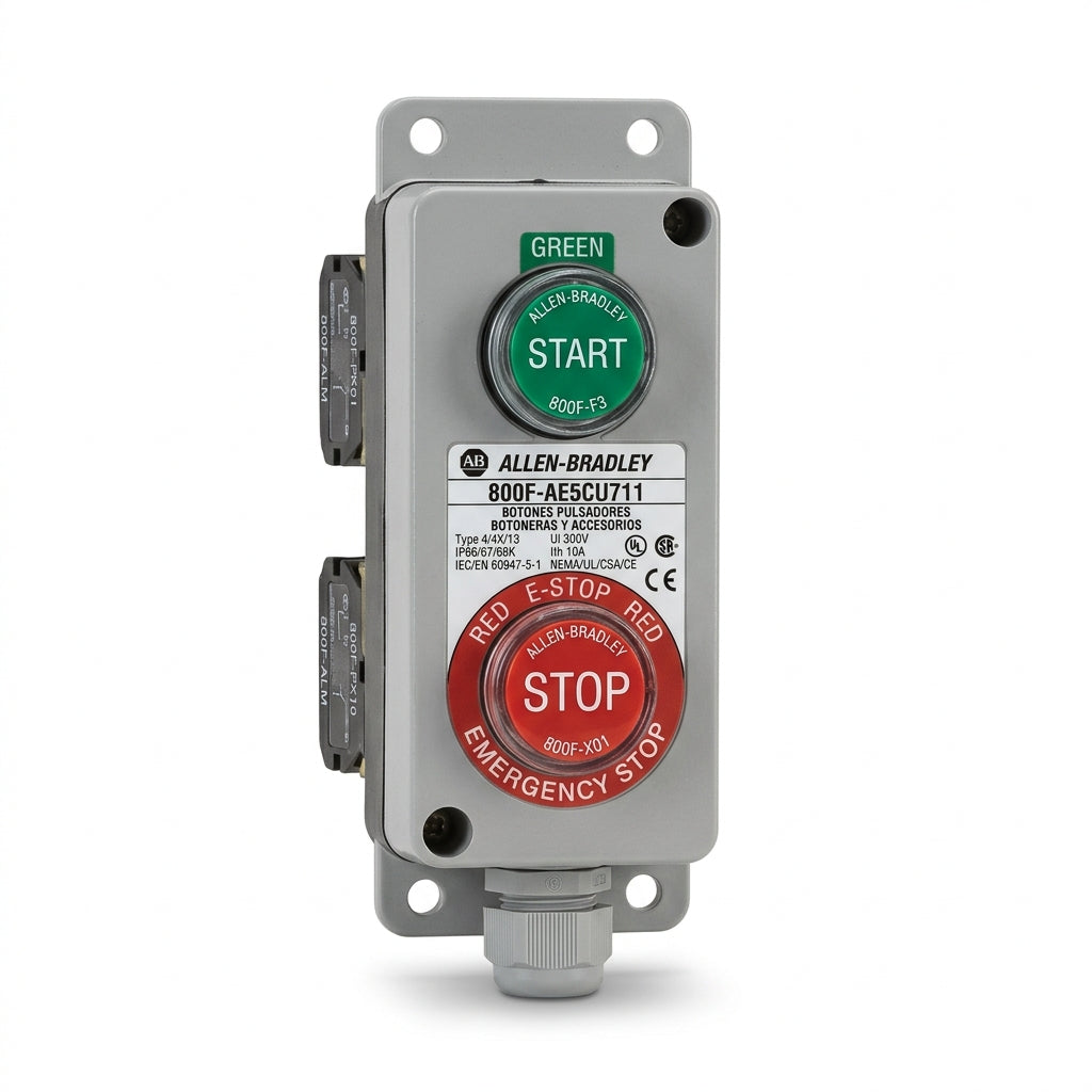 ALLEN-BRADLEY 800F-AE5CU711 BOTONES PULSADORES BOTONERAS Y ACCESORIOS
