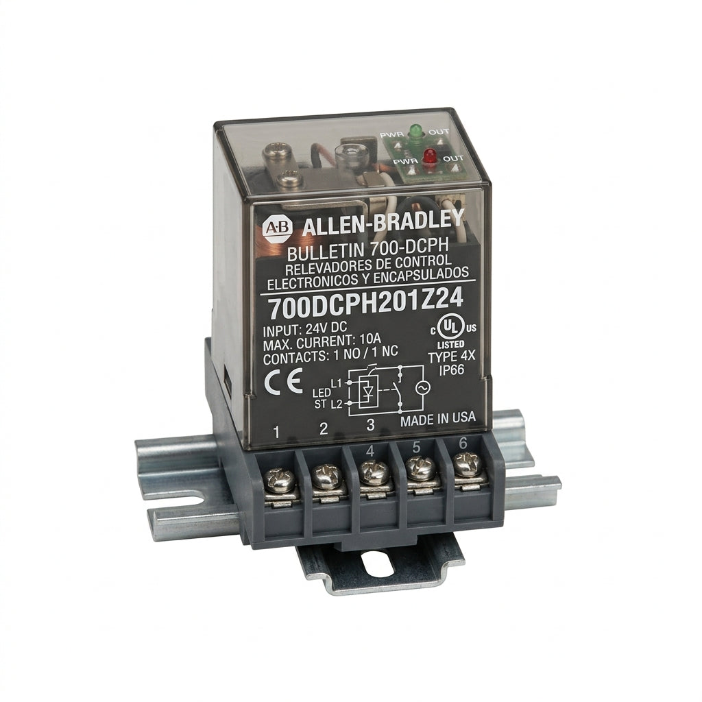 ALLEN-BRADLEY 700DCPH201Z24 RELEVADORES DE CONTROL ELECTRONICOS Y ENCAPSULADOS