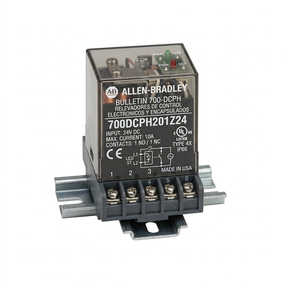 ALLEN-BRADLEY 700DCPH201Z24 RELEVADORES DE CONTROL ELECTRONICOS Y ENCAPSULADOS