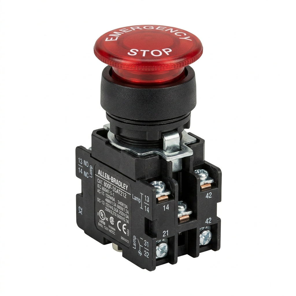 ALLEN-BRADLEY 800F-35AT212 BOTONES PULSADORES BOTONERAS Y ACCESORIOS