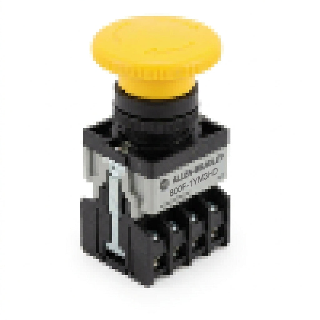 ALLEN-BRADLEY 800F-1YM3HD BOTONES PULSADORES BOTONERAS Y ACCESORIOS
