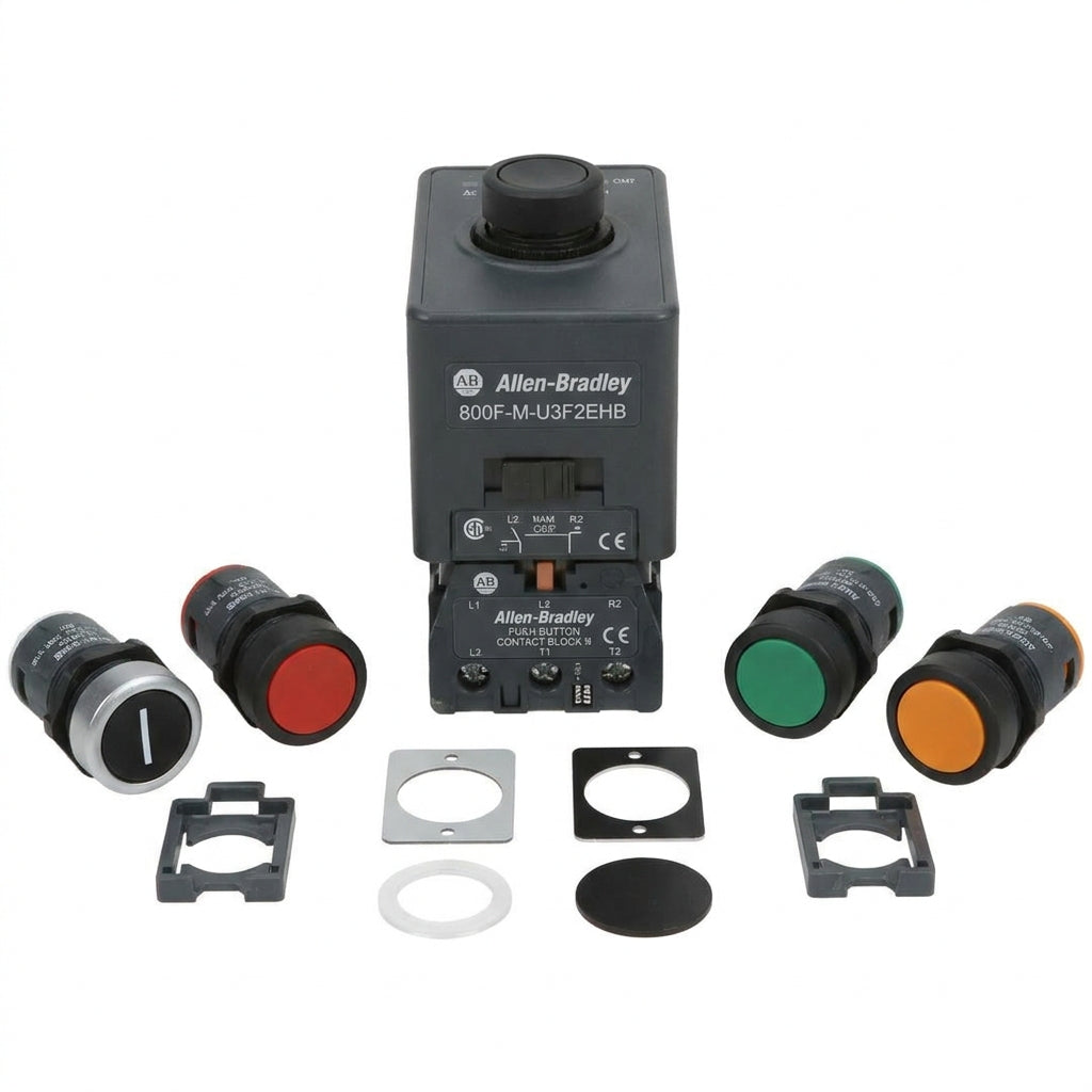 ALLEN-BRADLEY 800F-M-U3F2EHB BOTONES PULSADORES BOTONERAS Y ACCESORIOS