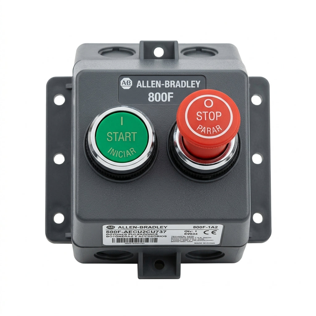 ALLEN-BRADLEY 800F-AECU2CU737 BOTONES PULSADORES BOTONERAS Y ACCESORIOS