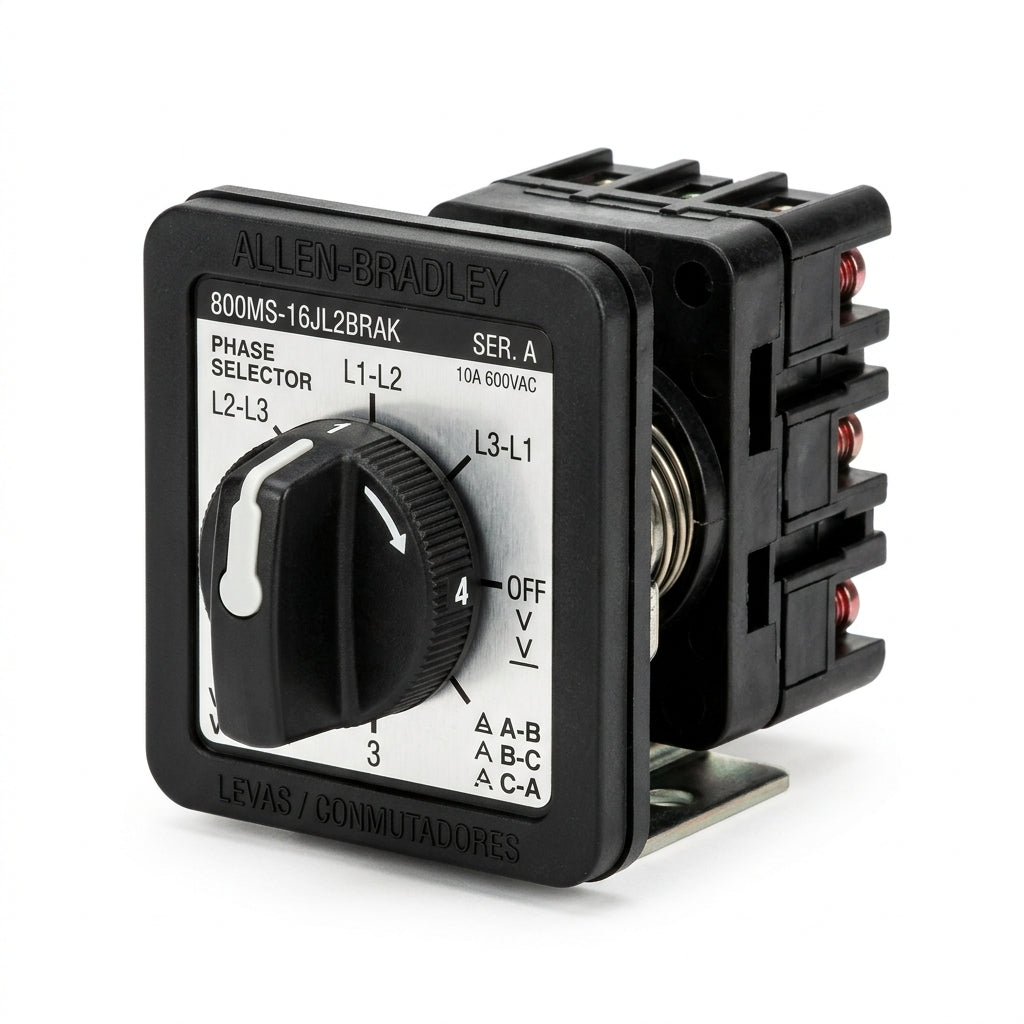 ALLEN-BRADLEY 800MS-16JL2BRAK SELECTORES Y CONMUTADORES DE FASE - LEVAS