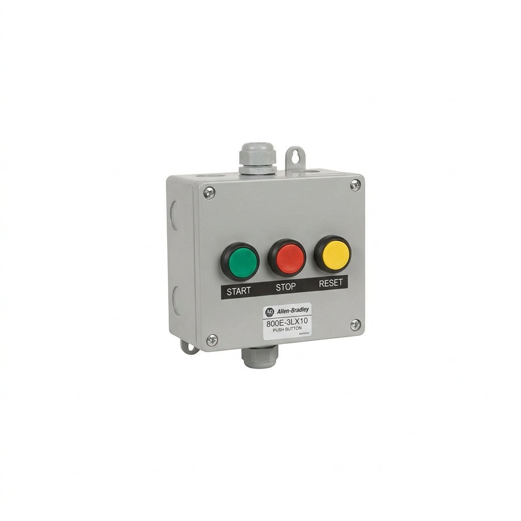 ALLEN-BRADLEY 800E-3LX10 BOTONES PULSADORES BOTONERAS