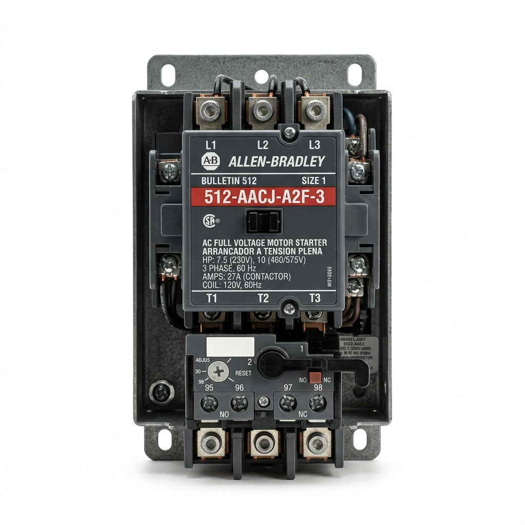 ALLEN-BRADLEY 512-AACJ-A2F-3 ARRANCADORES A TENSION PLENA