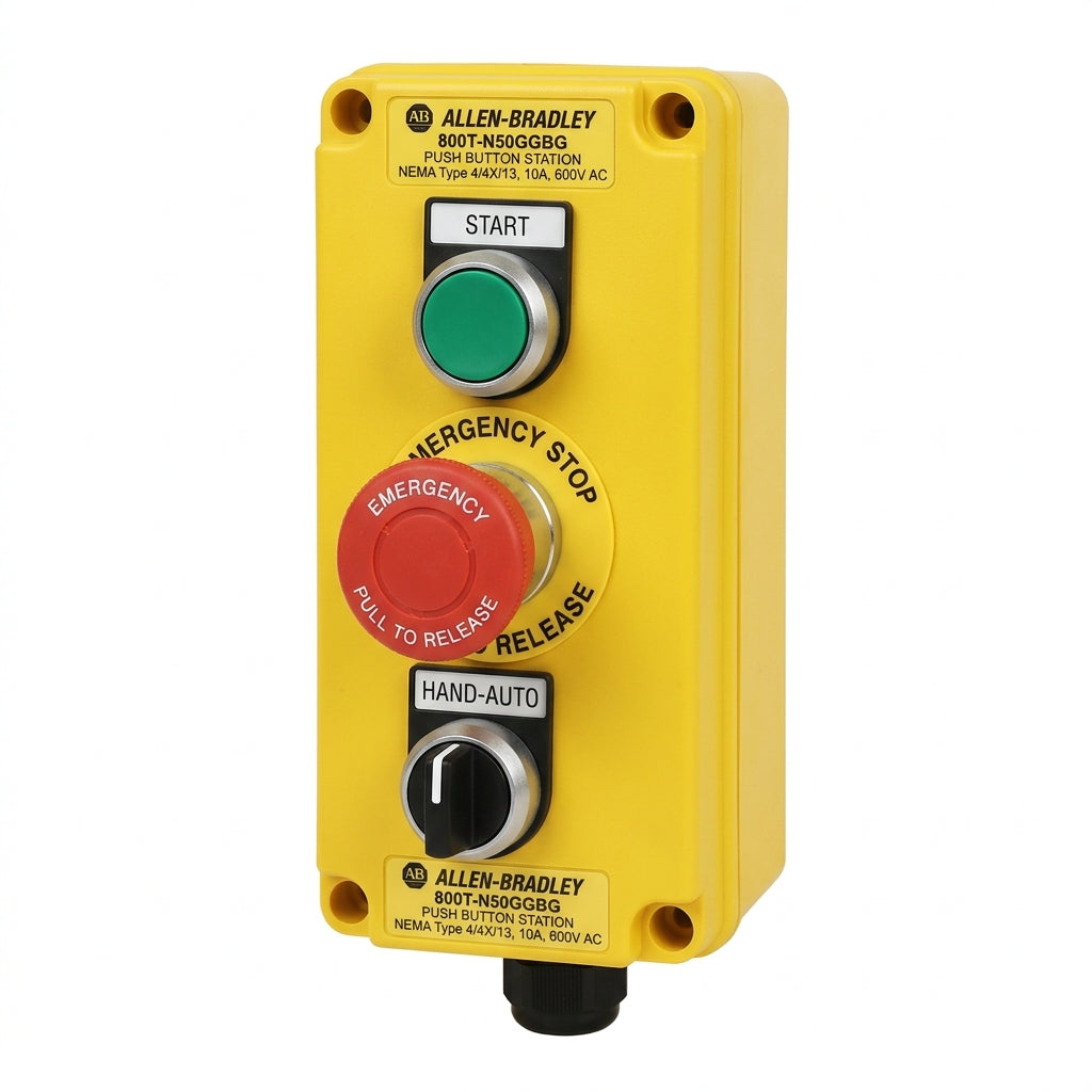 ALLEN-BRADLEY 800T-N50GGBG BOTONES PULSADORES BOTONERAS Y ACCESORIOS