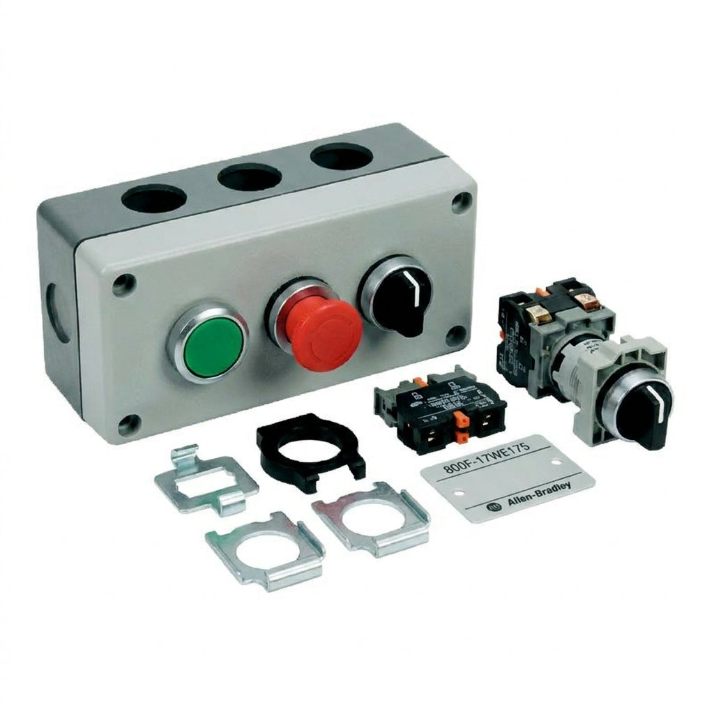 ALLEN-BRADLEY 800F-17WE175 BOTONES PULSADORES BOTONERAS Y ACCESORIOS