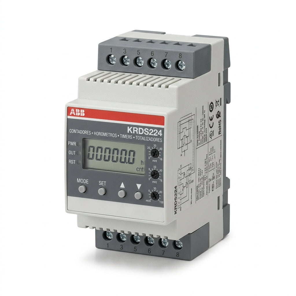 ABB KRDS224 CONTADORES-HOROMETROS-TIMERS-TOTALIZADORES