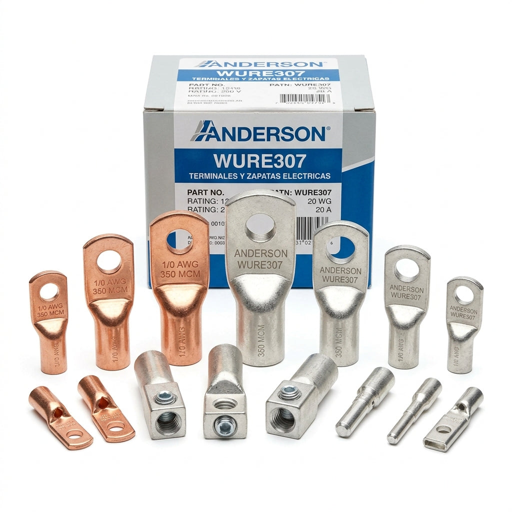 ANDERSON WURE307 TERMINALES Y ZAPATAS ELECTRICAS