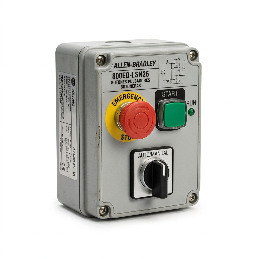 ALLEN-BRADLEY 800EQ-LSN26 BOTONES PULSADORES BOTONERAS