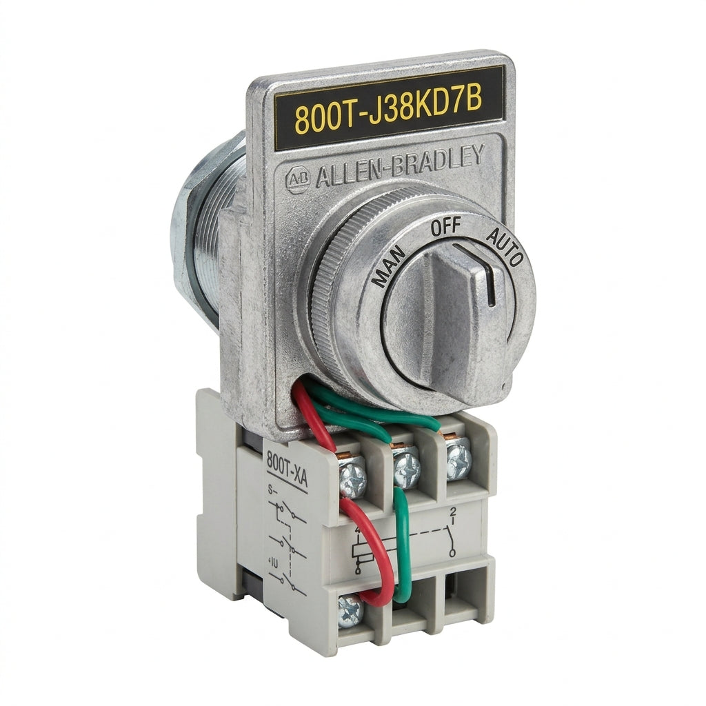ALLEN-BRADLEY 800T-J38KD7B BOTONES PULSADORES BOTONERAS Y ACCESORIOS