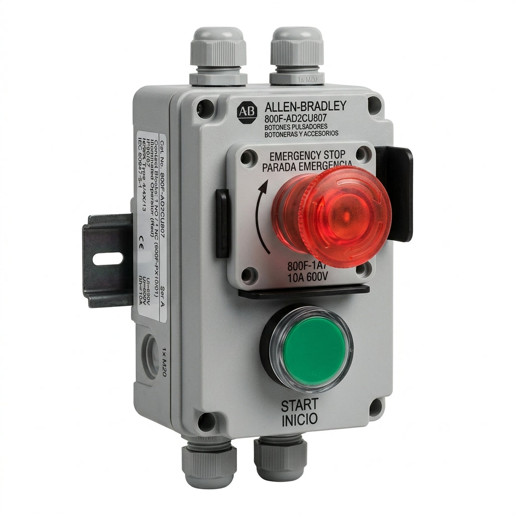 ALLEN-BRADLEY 800F-AD2CU807 BOTONES PULSADORES BOTONERAS Y ACCESORIOS