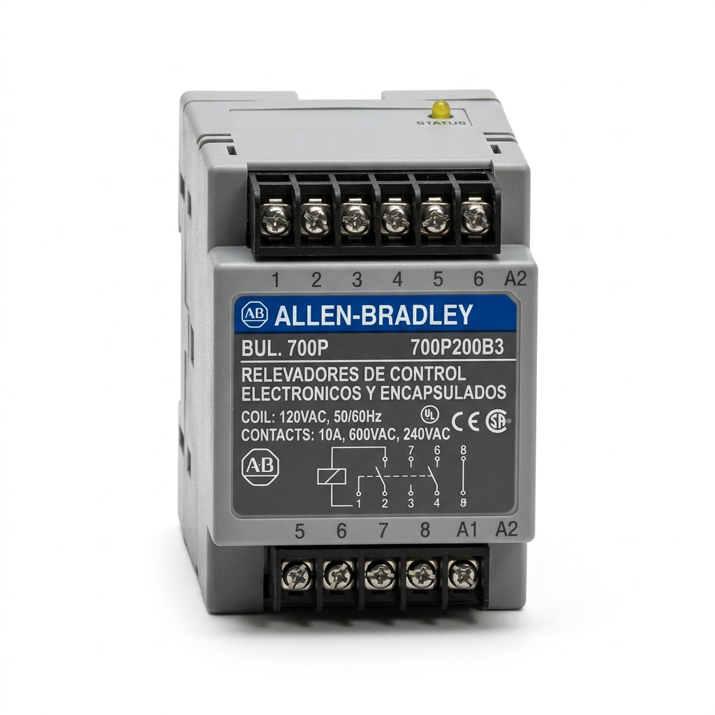 ALLEN-BRADLEY 700P200B3 RELEVADORES DE CONTROL ELECTRONICOS Y ENCAPSULADOS